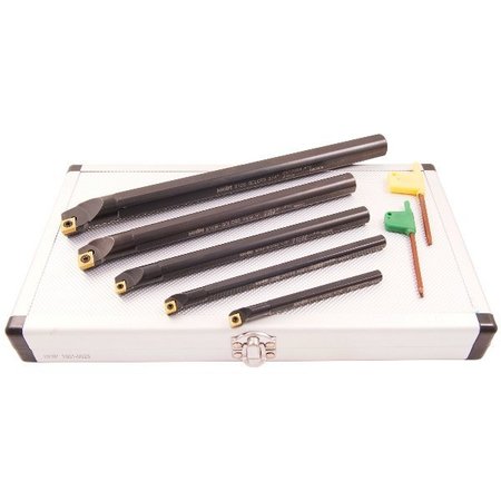 H & H Industrial Products 5 Piece SCLCR Indexable Boring Bar Set (5/16-3/8-1/2-5/8 & 3/4") 1001-0023